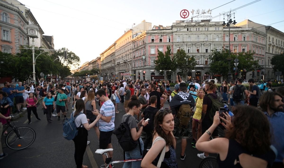 Организираха се протести в Будапеща