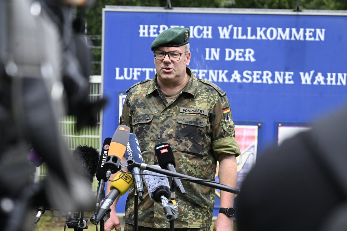 a spokesman for a military base in Germany that closed because of contaminated water