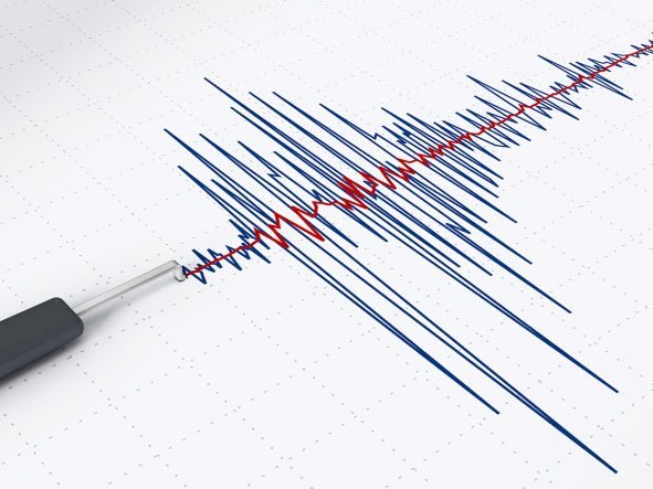 Seismic activity graph