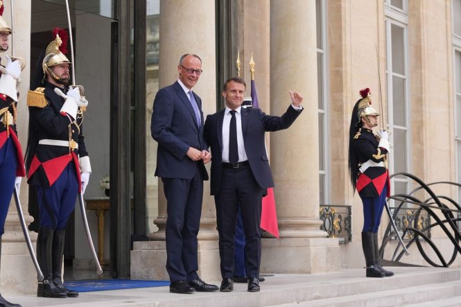 Friedrich Merz and Emmanuel Macron