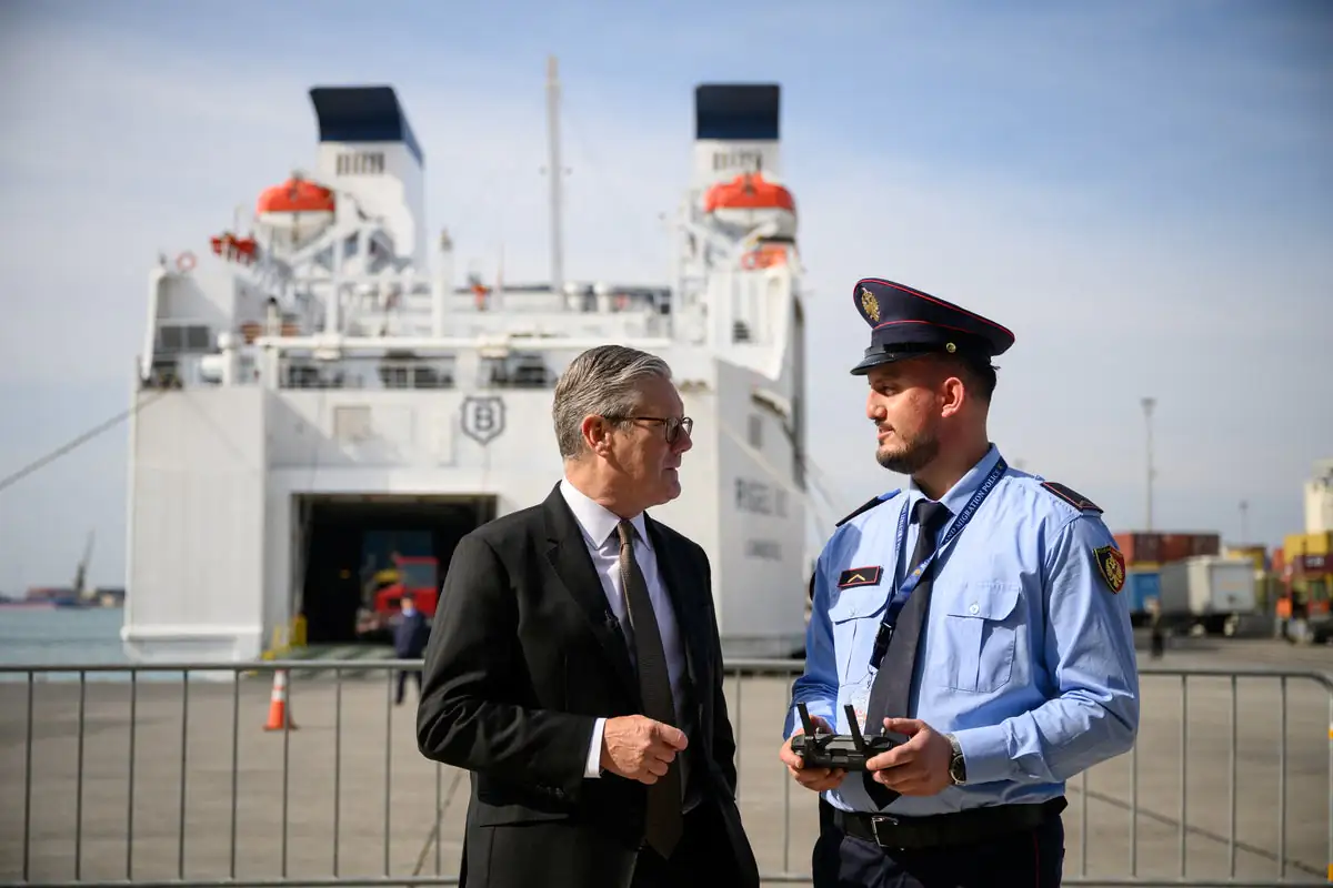 Keir Starmer visits Albania
