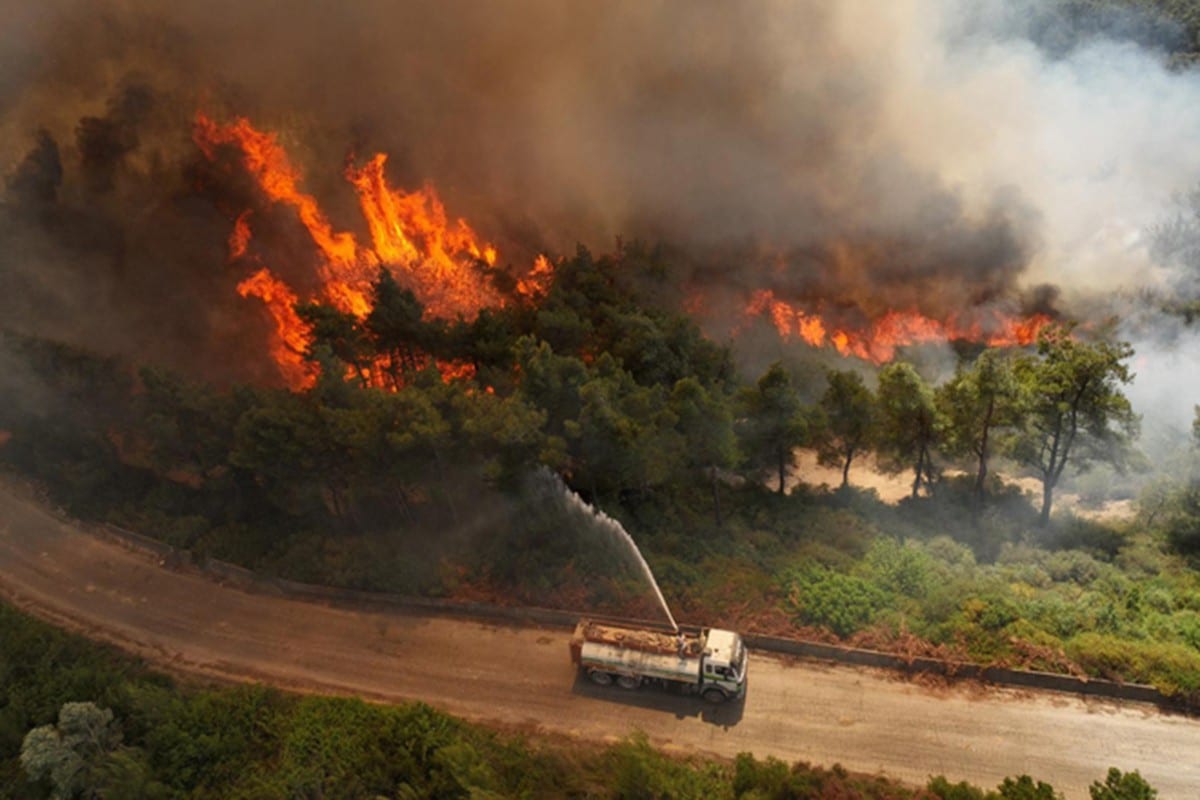 SYRIA-WILDFIRE