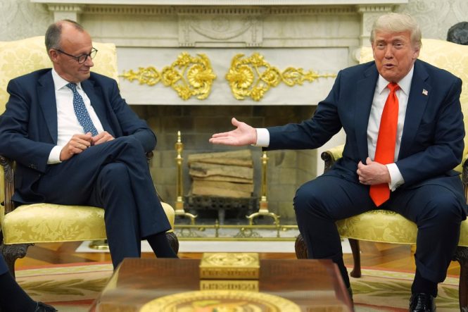 Merz met with Trump at the White House