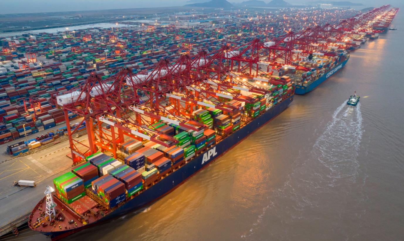 Asian container port
