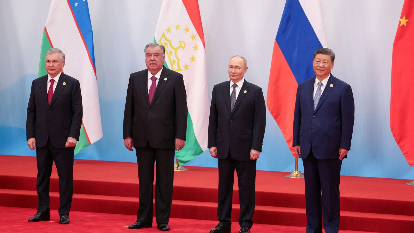 the leaders of China, Russia and India met